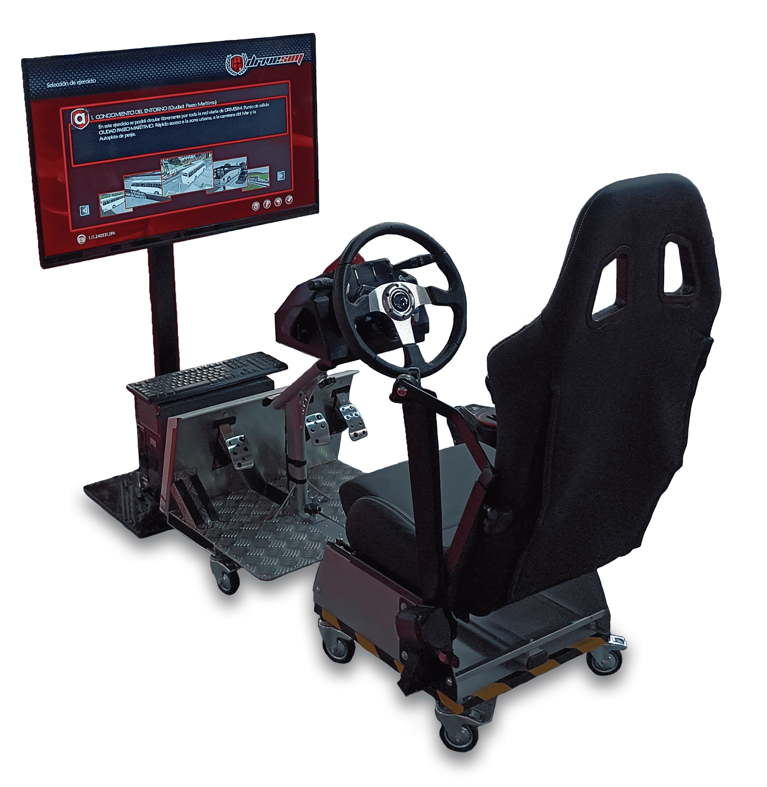 El I.E.S. Sancti Petri de Cádiz incorpora el simulador de conducción DRIVESIM DS 250 con doble mando para la formación de futuros profesores