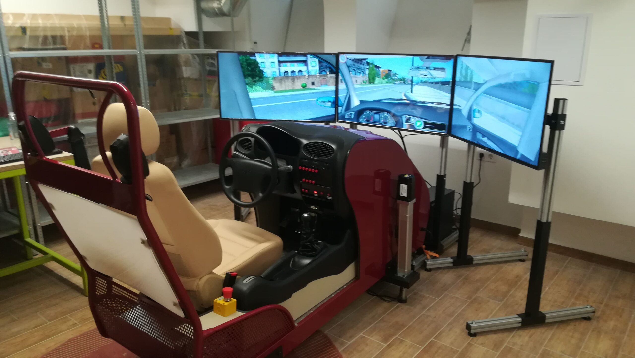 DRIVE SEAT 800ST Motion – Simulador de conducción Drivesim con plataforma de movimiento